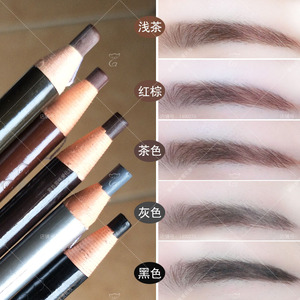 800人付款淘宝名色1818拉线眉笔防水易上色眼线胶笔黑色茶色红棕色