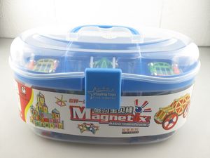 科博品牌磁力长短棒全系列418件城堡磁性拼装积木儿童益智玩具
