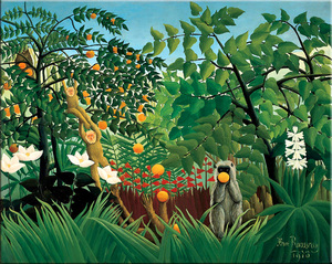异国风光 henri rousseau 亨利卢梭 装饰画无框有框客厅书房卧室
