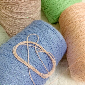 1团半斤羊毛蕾丝棉手工编织线钩针线毛线羊毛线diy手账线