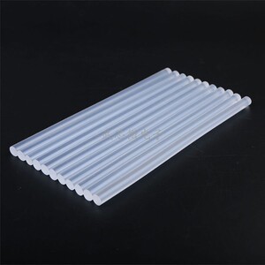 高粘性diy热熔胶棒半透明色/黑色直径7/11mm固体胶条 长270mm左右