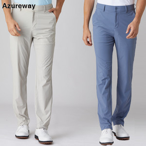 新款高尔夫裤子男长裤薄款冰感透气运动球裤夏季golf服装男裤速干
