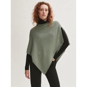 jigsaw英国代购秋冬女装 名媛知性羊毛外穿斗篷披肩宽松针织衫