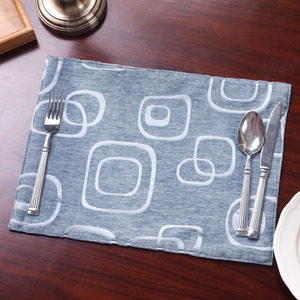 布艺餐垫餐桌西餐简约筷子垫布欧式盘垫餐具垫杯垫长方形隔热现代