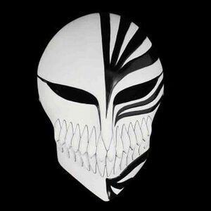 动漫周边 死神虚化假面具cosplay道具 黑崎一护 半脸虚鬼步舞面具