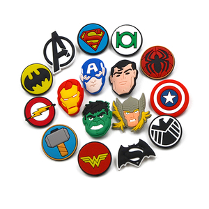 能逗r3 来图定制作pvc超人徽章软硅胶动漫卡通胸针男士儿童别针酷