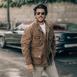 现货 英国barbour international 重磅英版男女国际机车夹克外套