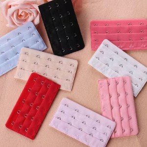 文胸后面加长扣 内衣下围加长 胸罩加长扣带延长扣五排扣 黑色肤