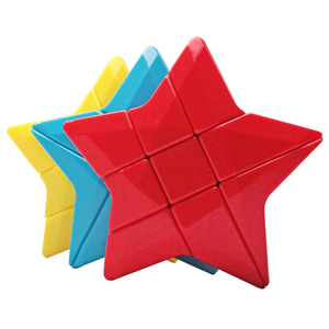 永骏星星魔方五角星魔方异形三阶3阶魔方实色不掉色儿童益智玩具