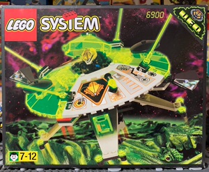 古董乐高lego6900ufo飞碟 太空系列1997年乐高积木 二手