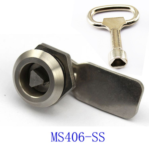 SUS304 不锈钢三角锁 一字锁 MS406-SS