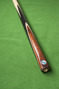 鲨鱼球杆黑牌蛇木波纹枫木传统花斯诺克中式单支160928-03bs