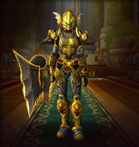 魔兽世界板甲《军团再临》圣骑士职业大厅套装幻化 白银之手战铠