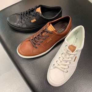 ti美代 美国直邮ecco爱步 男款柔酷7复古休闲平底鞋430304