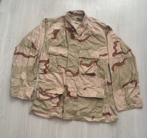 美国公发原品dcu三色沙漠迷彩作战服三沙上衣 格子布 mr码