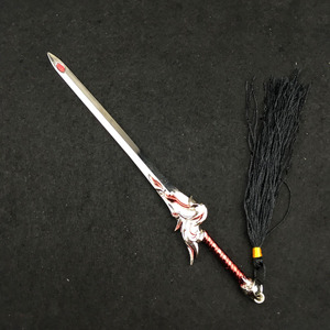 16cm 王者剑武器模型李白凤求凰合金钥匙扣挂件挂饰摆件摆饰