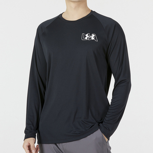 ua官方安德玛长袖t恤男2023秋季新款套头衫训练跑步健身衣1366783