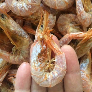 洞头特产野生硬壳虾干即食日晒淡干活皮虾剑虾干500克