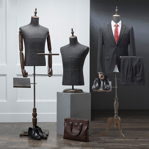 韩版男模特道具男全身人体半身西装礼服西服拍照展示架子橱窗陈列