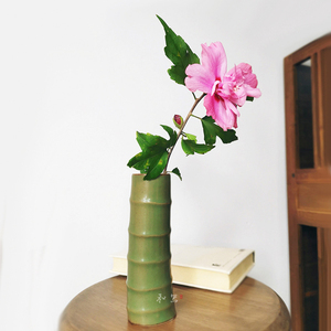 竹筒花瓶自制图片图片