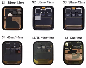 适用 Iwatch S1/2/3/4/5/6苹果手表液晶屏幕总成S7/SE42/40/44mm