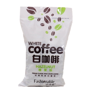 马来西亚进口咖啡 法诗诺经典怡保榛果味白咖啡1000g  包邮