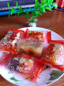 2022新品潮汕揭西陆河客家特产 结婚五色糖喜糖芝麻花生糖独立包