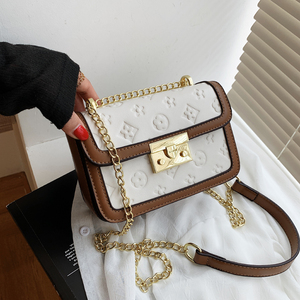 lv5&vv20链条女包迷你新款简约时尚洋气百搭老花单肩斜跨包小方包