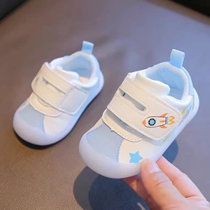 巴啦巴啦宝宝学步鞋女夏季6个月软底防滑婴儿鞋0-1一2岁男童鞋子