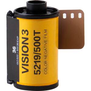 柯达kodak vision3 135电影卷彩色5219负片35mm胶片ecn2 彩负胶卷