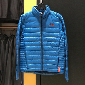 纽约大宝 the north face/北面 宝蓝色羽绒服