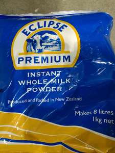 新西兰Eclipse饴康利成人全脂奶粉1kg108元一包包运费新期日一公