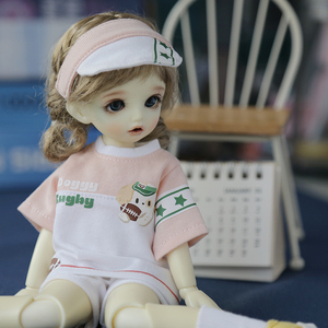 6分BJD 1/6 六分SD yosd 娃娃衣服运动服 网球保龄球球衣帽子套装