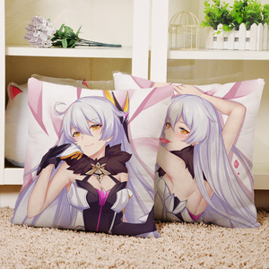 崩坏学园3崩三周边琪亚娜空之律者 动漫定制方形抱枕可爱床上靠垫