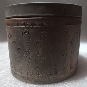 大年份苏州陆慕老八仙旧蛐蛐罐蟋蟀盆