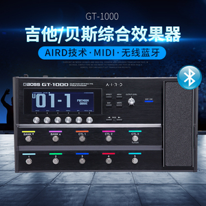 boss罗兰gt-1000电吉他gt1000综合效果器电贝斯midi合成器蓝牙app