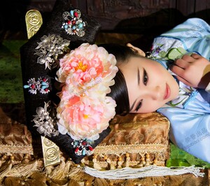 我的百宝屋淘宝步步惊心 原版 旗头 若兰双面旗头 若曦 旗头 皇后旗