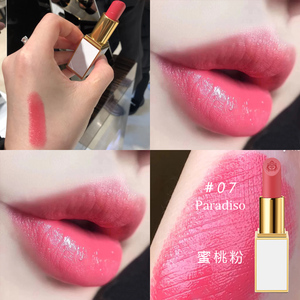 【官方正品】tf口红大牌限定白管07蜜桃粉05 04哑光显白滋润唇膏