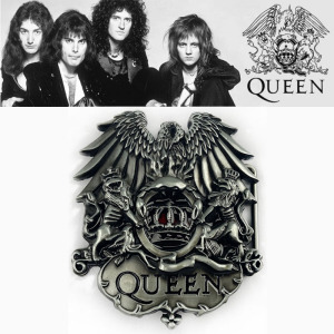 合金皮带扣皇后乐队queen男女复古腰带头凤凰狮子皇冠装饰平滑扣