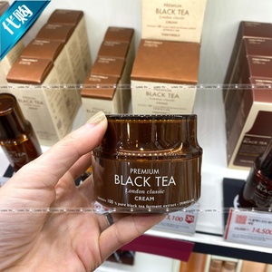 韩国代购Tonymoly BLACK TEA黑茶红茶滋润改善皱纹面霜