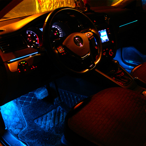 00格润车品专营店天猫19款大众新迈腾b8b7速腾改装车内饰氛围灯中控