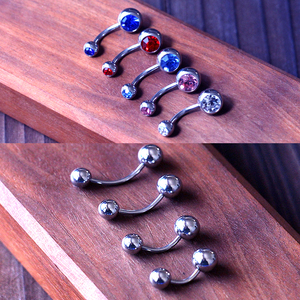 基础脐钉脐环简约时尚舞蹈演出多用钉阴蒂钉耳钉穿刺饰品潮人情侣