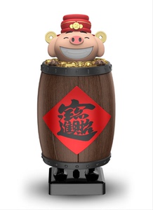 微博同款霹雳先锋李修贤烟盒创意搞笑大叔酒桶海盗桶烟盒烟罐玩具