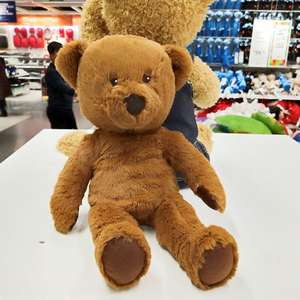 西安宜家国内代购布朗伯恩小熊毛绒玩具可爱儿童泰迪熊玩偶抱抱熊