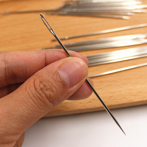 加长优质大号钢针缝被子针手工缝针大孔针缝纫粗针装订书籍凭证针