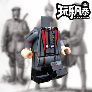 【玩乐风暴】lego 乐高 复刻德皇军队 一战红男爵 第三方定制人仔