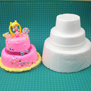 手工DIY玩具泡沫 蛋糕白胚 冰淇淋模具超轻粘土仿真奶油粘土 配件