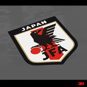 s712 新版 日本足球国家队 队徽 美国进口反光膜制作汽车贴纸