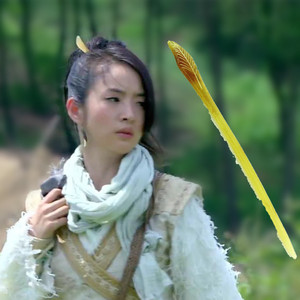 兰陵王发簪 雪舞发簪 绵羊角发簪 羊角簪子 林依晨古装天女发饰