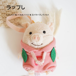 日本正品仿真动物puton玩偶正版粉色小香猪可爱猪猪公仔毛绒玩具